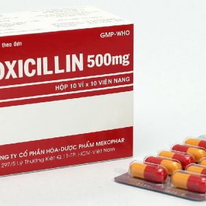 Kháng sinh Amoxicillin 500mg Mekophar