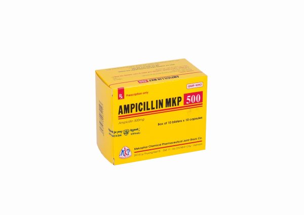 Thuốc kháng sinh Ampicillin 500mg