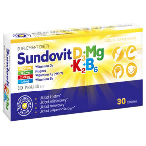 Viên uống bổ sung Sundovit D3 + Mg + K2 + B6 - Nhà Thuốc Trường Thọ