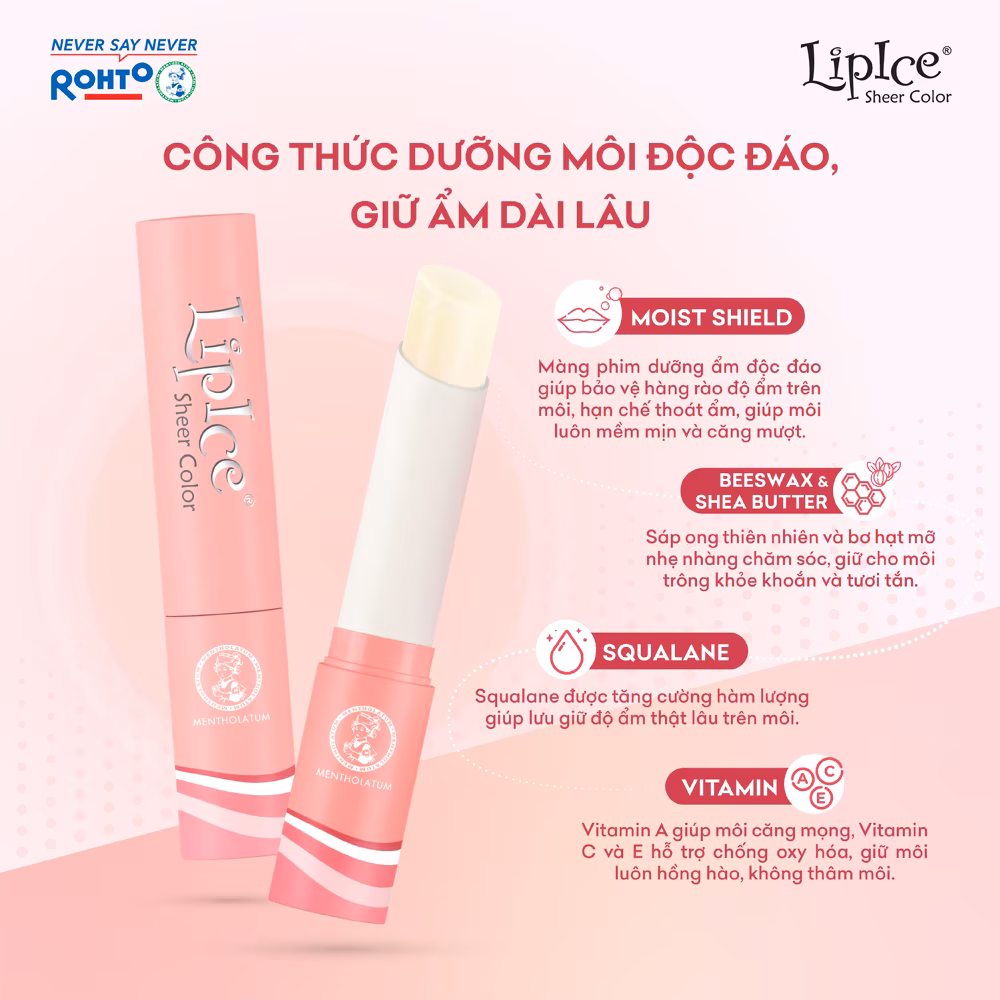 Son Dưỡng LipIce Sheer Color Q (Thỏi 2.4g)