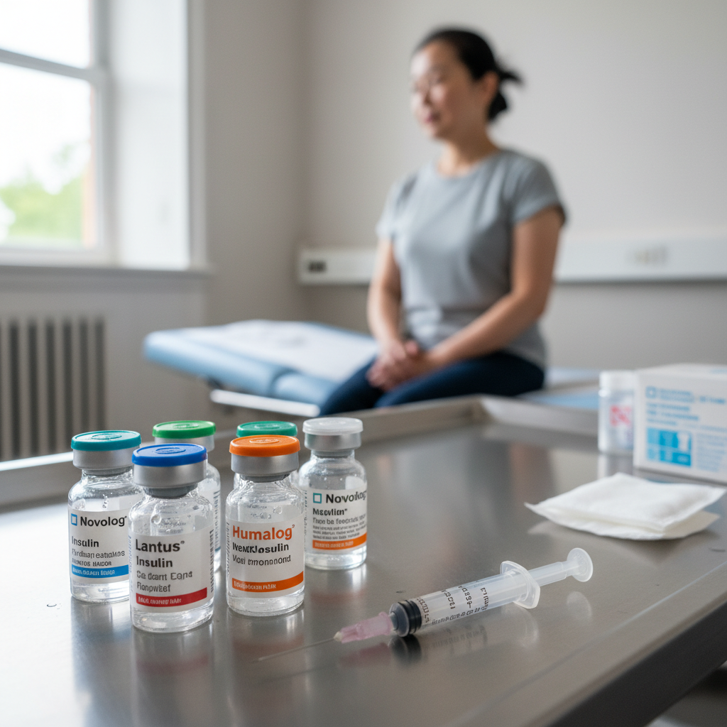 Hình ảnh insulin ngoại sinh dùng trong điều trị đái tháo đường týp 1